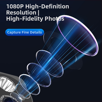 Galvas stiprinātas HD kamera D8, 90° skata leņķis, 128 GB, 16 stundu ieraksts, SD kartes atbalsts