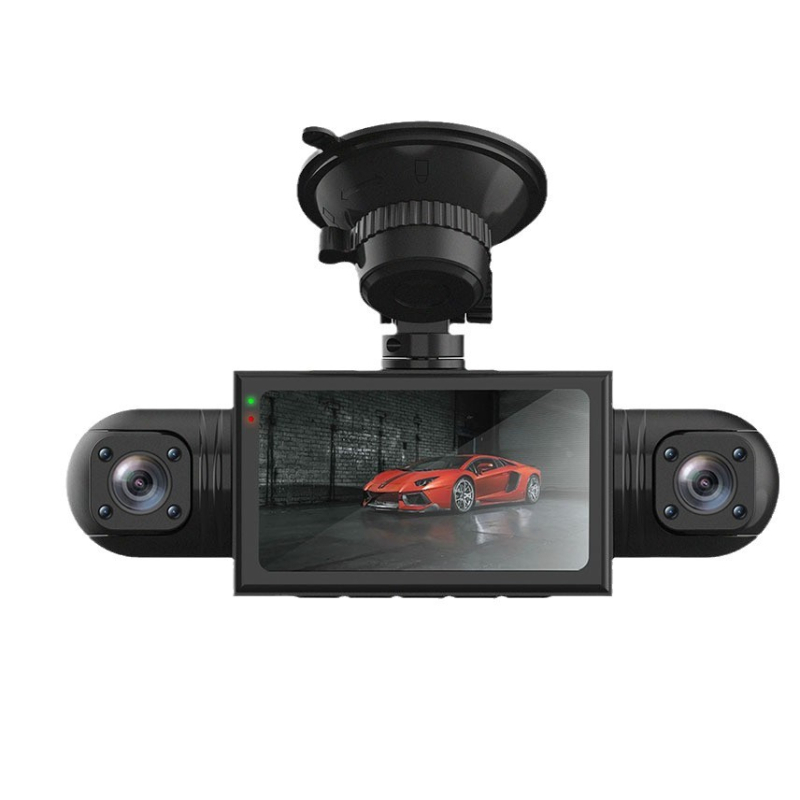 Četverokanalarni auto DVR s infracrvenim noćnim vidom, nadzor parkiranja, prednja i stražnja snimka, 1080p, 140° kut gledanja, USB/HDMI izlaz
