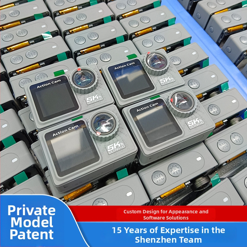 Nothing Y502aa-g Veiklos kamera su stabilizavimu, 16MP, LCD 2.0/1.3 colio, TF kortelės saugykla, 90 minučių veikimo laikas