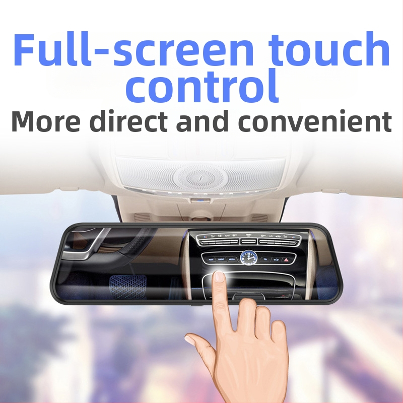 Dviejų kanalų priekyje ir gale 1080p automobilių vaizdo registratorius su 170° pločio kampu, TF kortelės atmintis, 4G ryšys, balsu valdymas