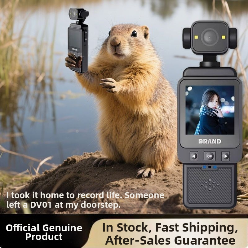 Jiakasi DV01 rankinė sporto kamera su stabilizacija – 1080p įrašas, 2MP nuotraukos