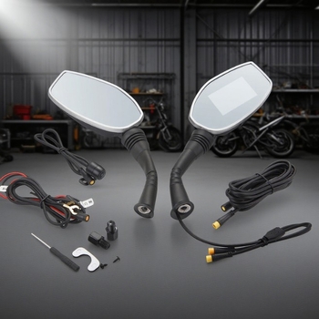 Motociklo vaizdo registratorius 1296P, 170° matymo kampas, WiFi programa, ciklinis įrašymas, atminties kortelė 8–64GB