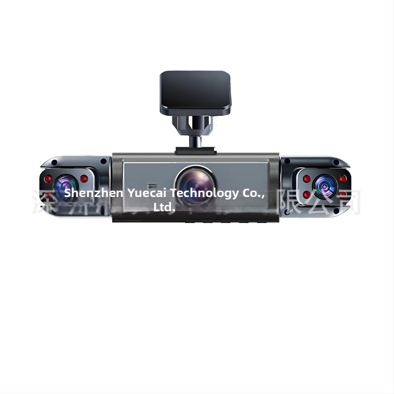 Dash kamera so štyrmi objektívmi, 1080p, 150° zorný uhol, 3,0-palcový displej, USB prenos údajov