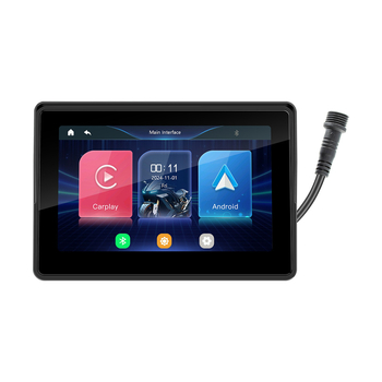 CarPlay fără fir pentru motocicletă – navigație GPS, Bluetooth, ecran tactil, impermeabil