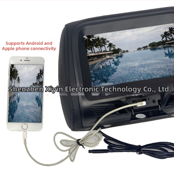 Autós fejtámla kijelző XM-779U - TFT-LED, 1024x600 felbontás, AV bemenet, PAL/NSTC/AUTO, Súly 1.06