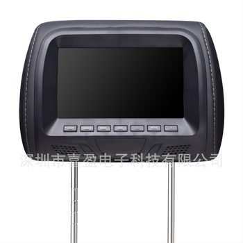 Autós fejtámla kijelző XM-779U - TFT-LED, 1024x600 felbontás, AV bemenet, PAL/NSTC/AUTO, Súly 1.06