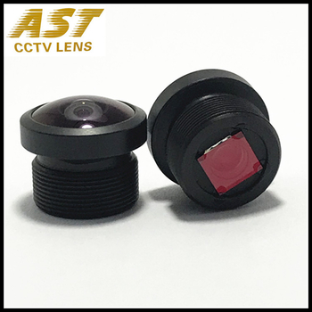 Fisheye objektīvs automašīnu kamerai – 1,4 mm fokālais garums, 220° skatiena leņķis, M12 stiprinājums, atvērums f/1.8–f/2.0, tuvākais fokusēšanas attālums 0,2 m