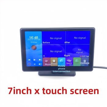 Autó LCD monitor holttér-észlelővel, HD kijelző, 1024x600 IPS felbontás, AHD bemenet, kompatibil BMW főegységgel