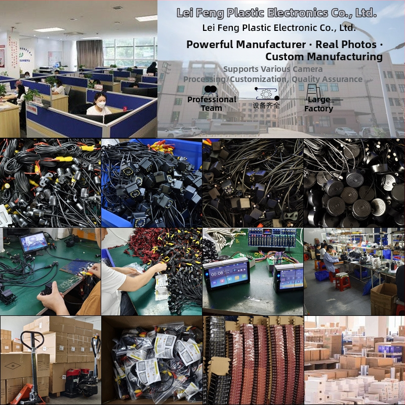 Auto LCD-monitor laia vaatega ja tagurpidi kuvaga, TFT 800x480, PAL/NTSC, 12-36V