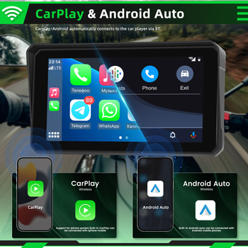 6-inčni bežični CarPlay zaslon za motocikle, model M590
