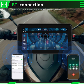 6-inčni bežični CarPlay zaslon za motocikle, model M590