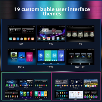 Android belaidis CarPlay kapacitacinis OLED jutiklinis ekranas automobilių MP5 grotuvui, 2+32GB, FM radijas, 12V DC