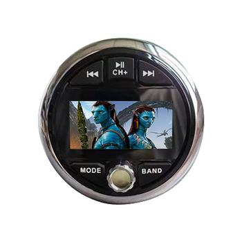 Bluetooth ūdensizturīgs skaļrunis ar MP3/MP5 atskaņotāju jūras un transportlīdzekļu vajadzībām, 12V, modelis 8371, silikons