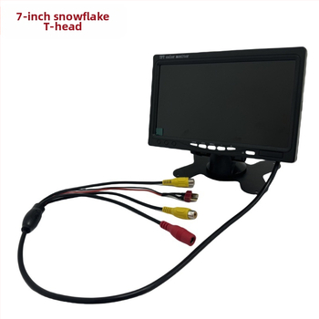 Autó LCD-monitor 7001SN, LED kijelző, 800x480 felbontás, AVI bemenet, PAL/NTSC