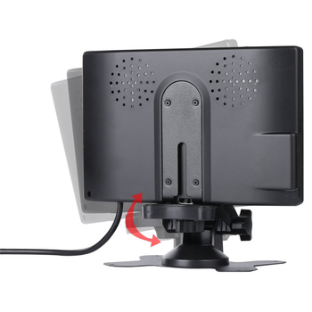 Autó LCD-monitor 7001SN, LED kijelző, 800x480 felbontás, AVI bemenet, PAL/NTSC