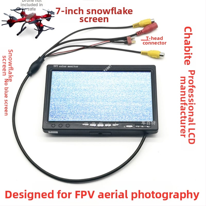 Autó LCD-monitor 7001SN, LED kijelző, 800x480 felbontás, AVI bemenet, PAL/NTSC