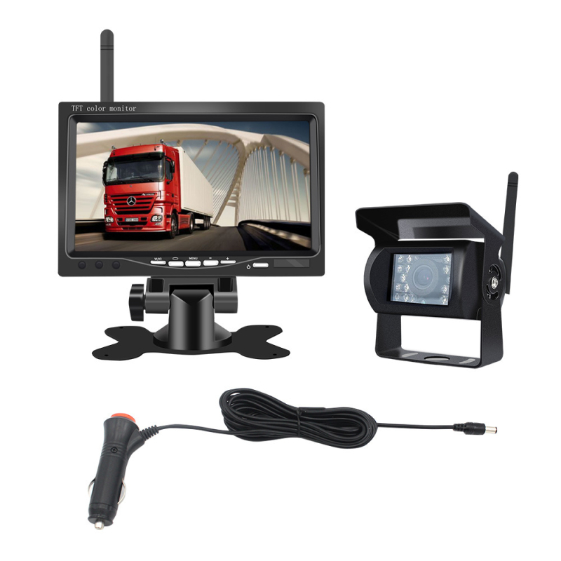 Hátulnézet kijelző autóhoz | TFT képernyő, felbontás 1290x840, AV1/AV2 bemenetek, Modell BYC-7021B-073L