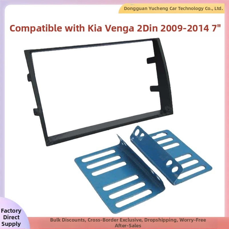 Kia Venga garso modifikavimo rėmas su dvigubais tweeteriais (ABS+PC; Kia; Venga; 2009–2014; 200 g)