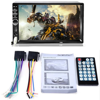 Automobilinis MP3/MP4/MP5 grotuvas su Bluetooth hands-free, FM radijas, SD kortelė ir navigacija (Modelis 7018)