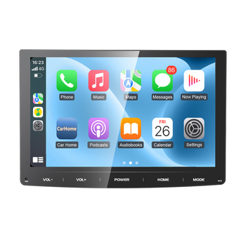 TH-S1002 Automobilinis MP5 grotuvas su belaidžiu CarPlay ir Android Auto — 2GB RAM, Bluetooth, SD kortelės palaikymas, vaizdo įrašų formatai AVI/MKV/MPEG/TS