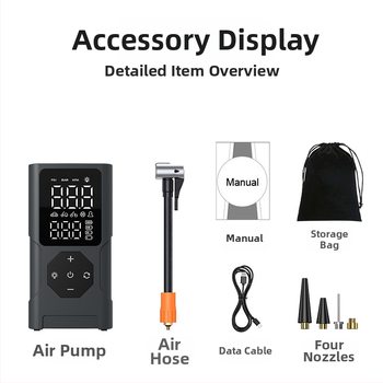 Pompa auto pentru anvelope P024 – 100W, 5V, 2A, 650 g