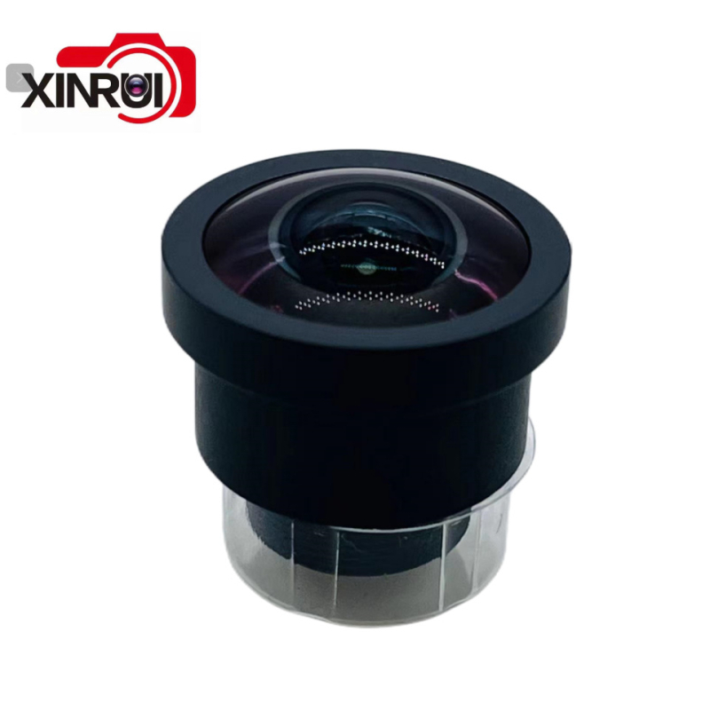 Járműhöz szóló rögzített fókuszú lencse, 150° ultra széles látószög, f/1.8, minimális fókusztávolság 0,2 m, 6G felépítés, Ø20 mm szűrőátmérő