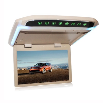 Automobilio lubų LCD ekranas 1018V/1018M, raiška 1024x600, AV įvestis