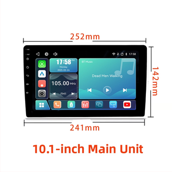 Automobilinis MP5 multimedijos grotuvais su CarPlay, Android Auto ir Bluetooth, OLED ekranas, modelis 8268k