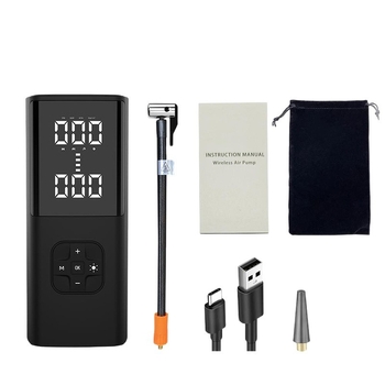 MP008-2 Umflător auto pentru pneuri cu presiune reglabilă, debit de aer 25 L/min, 2000W la 5V