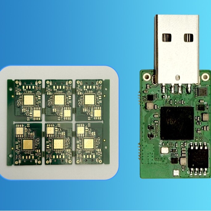 CarPlay & Android Auto chip PCBA protokolo dėžutė – Af1319, 2-in-1 belaidė CarPlay ir belaidis Android Auto, 5V, 0.3W