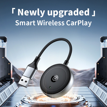 CarPlay bežični adapter (Model 4105, USB i Type-C sučelja, iOS 10+, RAM 1GB, težina 68g)