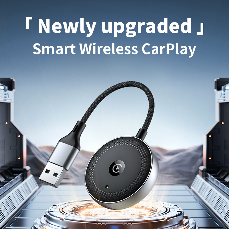 CarPlay bežični adapter (Model 4105, USB i Type-C sučelja, iOS 10+, RAM 1GB, težina 68g)