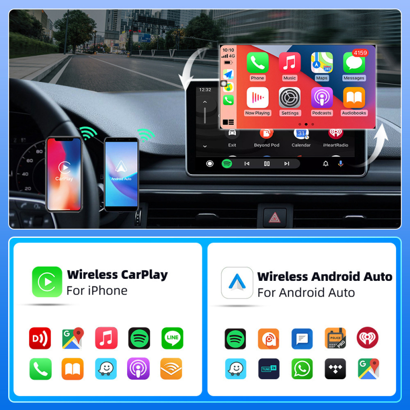 CarPlay bežični pretvarač A21s - dvojezgreni procesor, 1GB RAM, 16GB ROM, USB sučelje