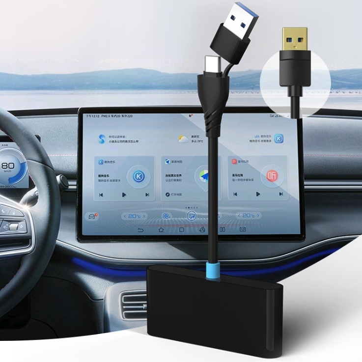 P40 kutija za interkonekciju automobila – bežični CarPlay, Android pametna kutija, 4G, dual-core, 1GB RAM, 128GB ROM