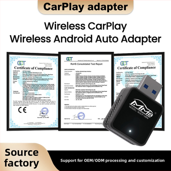 Vezeték nélküli Apple CarPlay/Android Auto adapter doboz – Dual-core processzor, 4GB RAM, 16GB ROM, Type-C interfész, AA/CP OS