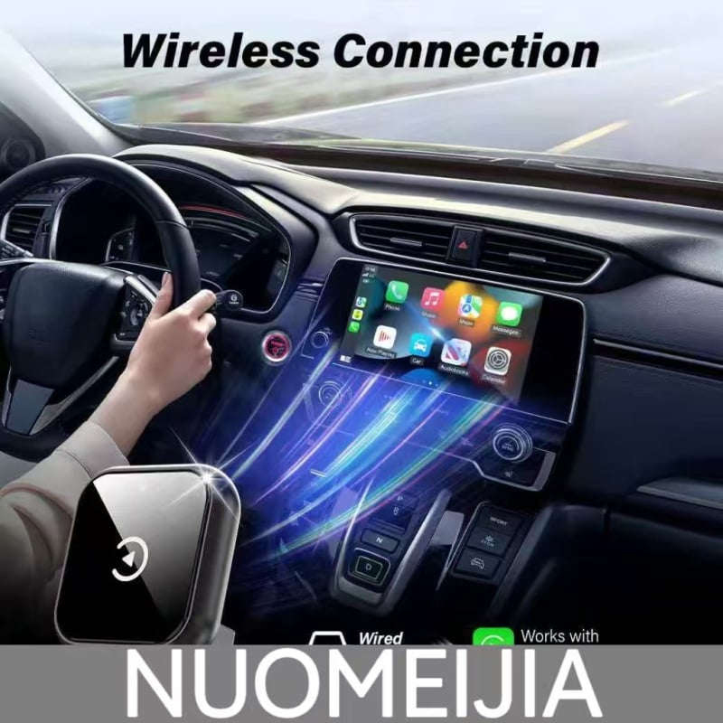 CarPlay bežični modul za automobil — dvojezgreni CPU, 4GB RAM, USB-C/ USB sučelje, kompatibilan s iOS 10+ / Android 11+, Ky4247