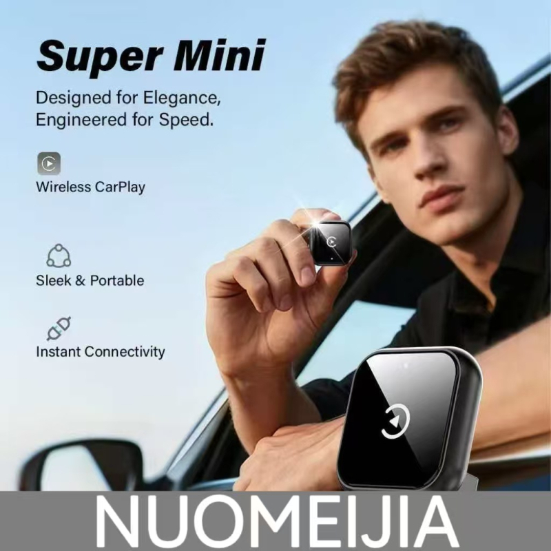 CarPlay bežični modul za automobil — dvojezgreni CPU, 4GB RAM, USB-C/ USB sučelje, kompatibilan s iOS 10+ / Android 11+, Ky4247