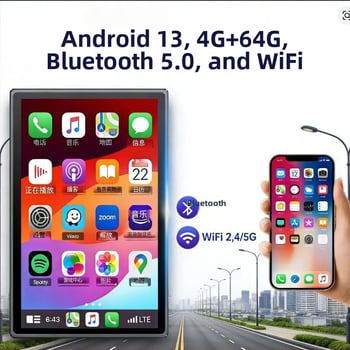 Android auto navigacijski zaslon s bežičnim CarPlay, osmerojezgreni CPU, 4GB RAM, 64GB ROM, 4G