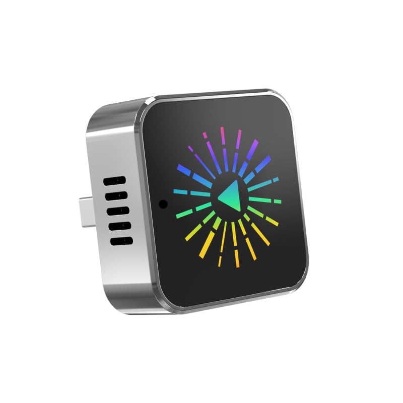 Bežična CarPlay kutija za automobil s akrylnim panelom, 2u1 Android Auto Box. Model cp204pkcs • 1GB RAM • USB sučelje • Originalna rezolucija automobila