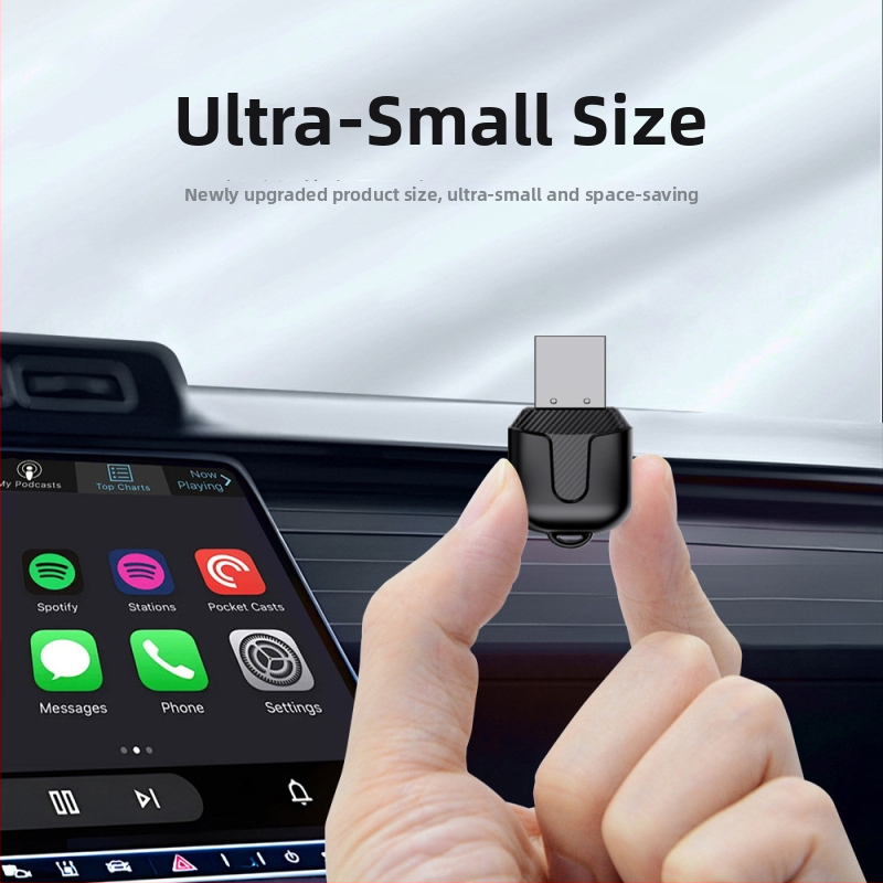 Belaidė CarPlay dėžutė automobiliams - universalus sujungimo modulis, USB-C, 7 colių ekranas, modelis M25, 4GB RAM, 64GB ROM