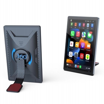 Automobilių navigacijos sistema su belaidžiu CarPlay, 10,1 colių kapacitacinis jutiklinis ekranas, Android, dviejų branduolių procesorius, 4GB RAM, 64GB ROM, universalus suderinamumas