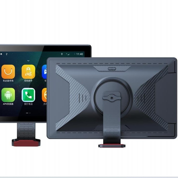 Automobilių navigacijos sistema su belaidžiu CarPlay, 10,1 colių kapacitacinis jutiklinis ekranas, Android, dviejų branduolių procesorius, 4GB RAM, 64GB ROM, universalus suderinamumas