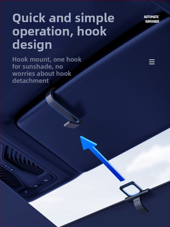 Автомобилна слънцезащитна щора за предното стъкло, телескопичен монтаж, алуминиева сплав, универсално приложение, тегло 0,7 кг