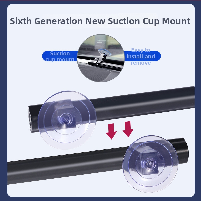 Автомобилна слънцезащитна щора за предното стъкло, телескопичен монтаж, алуминиева сплав, универсално приложение, тегло 0,7 кг