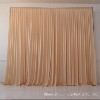 Kāzu fona aizkars, poliestera piena zīda audums, rokdarbs, skatuves aizkars