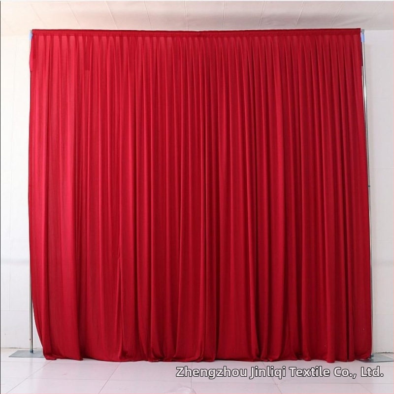 Kāzu fona aizkars, poliestera piena zīda audums, rokdarbs, skatuves aizkars