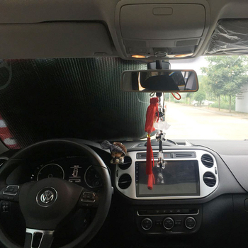 Auto sjenilo za sunce za prednje staklo, aluminijska folija, teleskopska instalacija, nordijski stil s animacijskim motivom, prozorski panel