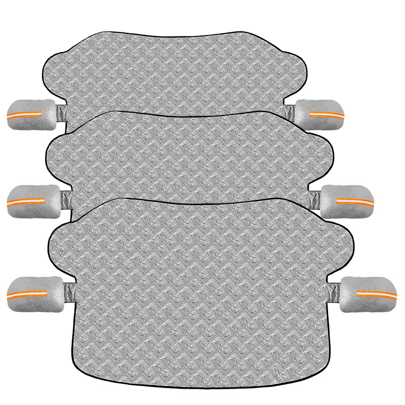 Предна слънцезащитна щора за автомобил — алуминиево фолио, монтаж тип карта, обща съвместимост, стил Original Wind, едноцветен модел