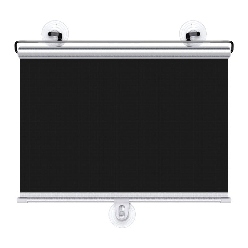 Автомобилен слънцезащитен сенник за прозореца със вакуум чаши, разтегателна завеса, универсална употреба, прост стил, материал тъкан