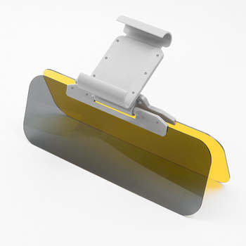 Oglindă de vizor auto anti-orbire cu vedere nocturnă, universală, montaj încorporat, design minimalist, model monocrom